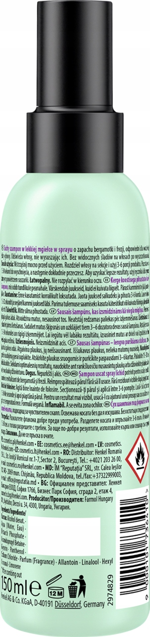 Przyjemny zapach bergamotki i frezji