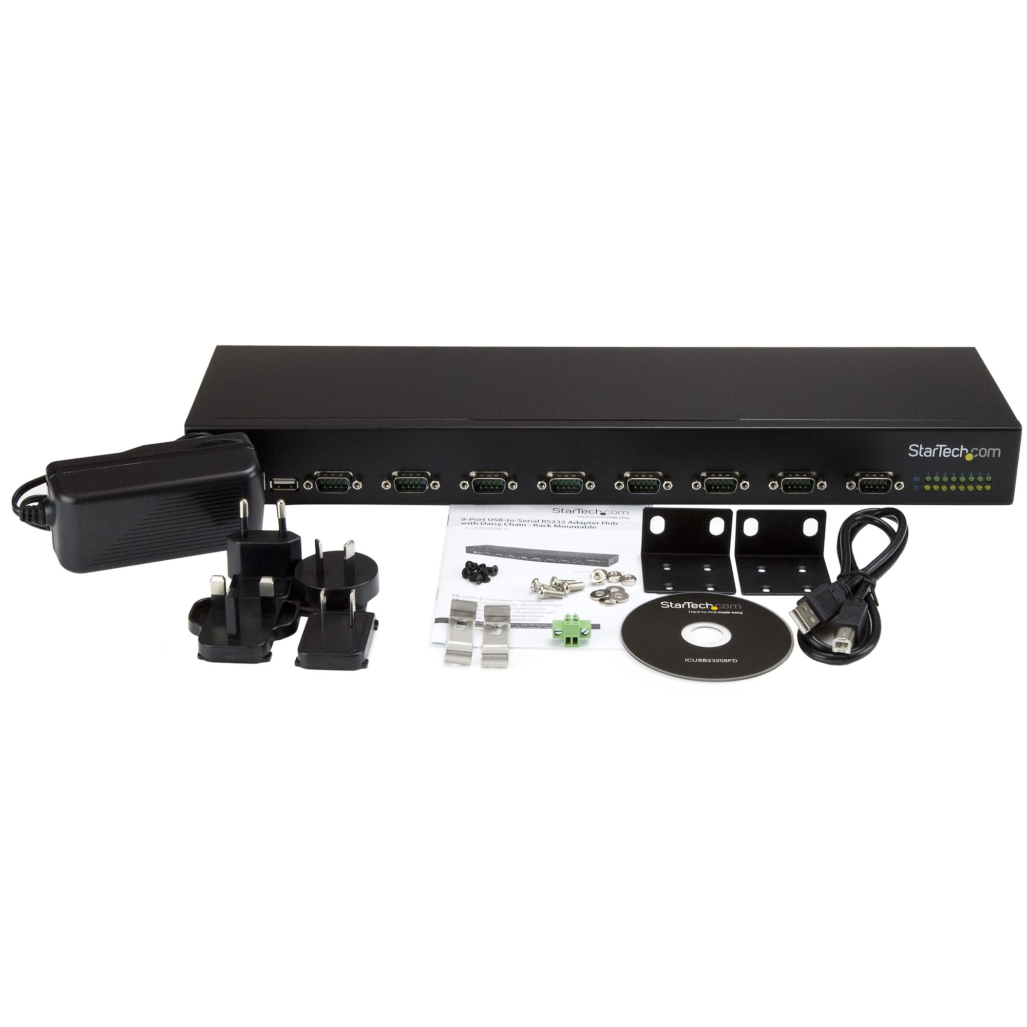 Przełącznik StarTech 8 PORT USB-SERIAL ADAPTER HUB - ICUSB23208FD – Idealne rozwiązanie do komunikacji szeregowej