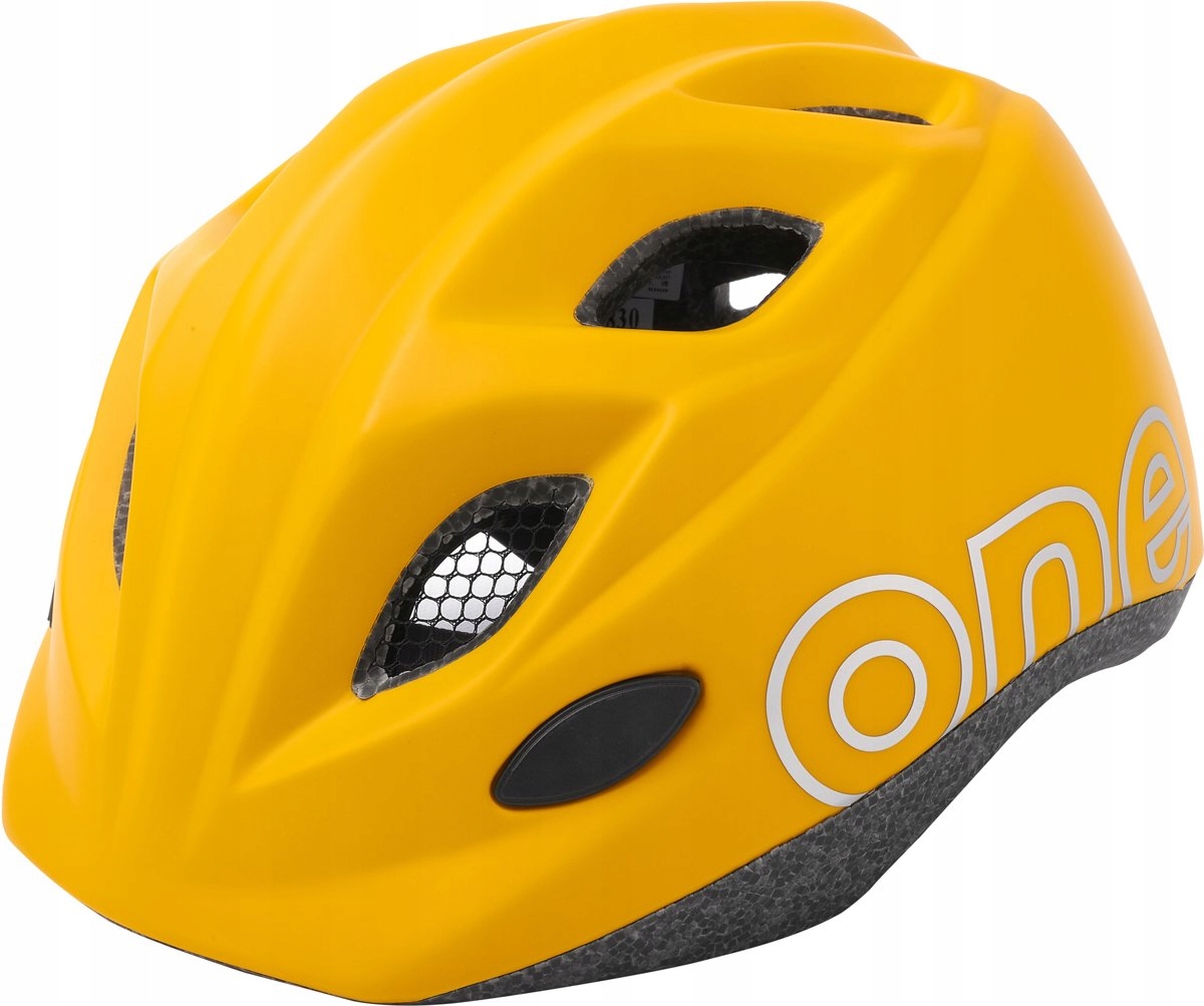 Kask rowerowy Bobike ONE PLUS dla dzieci (XS) Mustard – Bezpieczeństwo i styl na rowerze