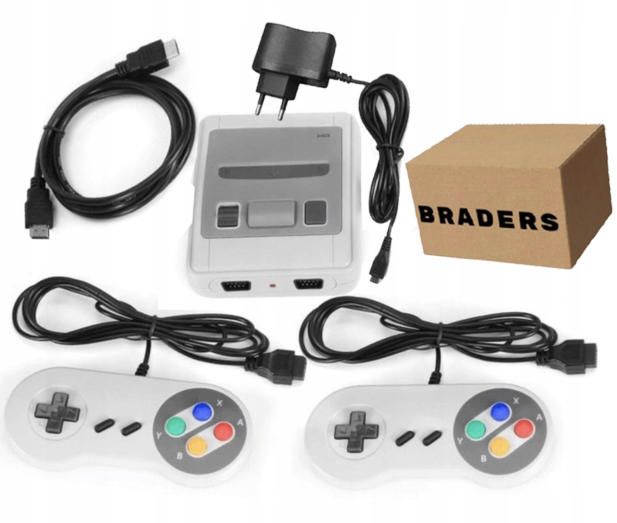PEGASUS PEGAZUS KONSOLA TV RETRO 2 PADY HDMI 621 GIER DLA Dzieci Braders – Powrót do klasyki gier
