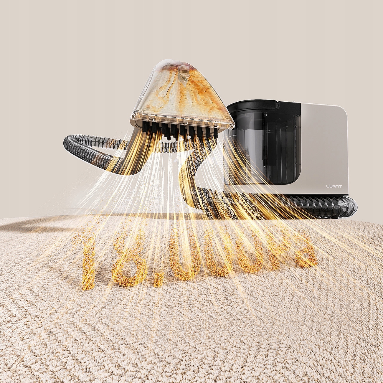 Odkurzacz piorący UWANT Y200S z funkcją pary – Nowoczesne rozwiązanie do czyszczenia