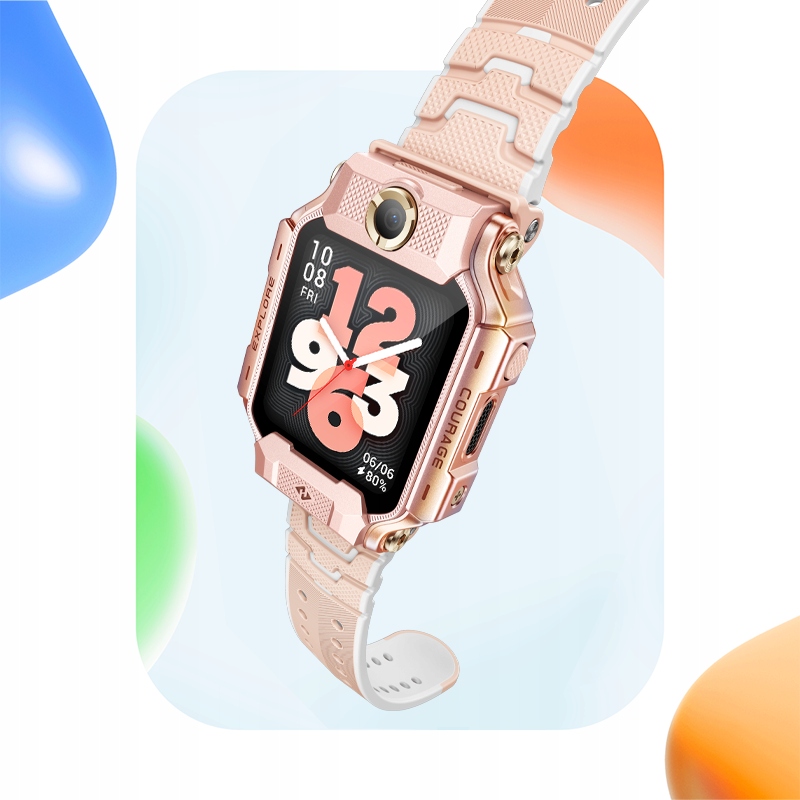 imoo Watch Phone X10 różowy – Smartwatch dla dzieci z funkcjami komunikacyjnymi