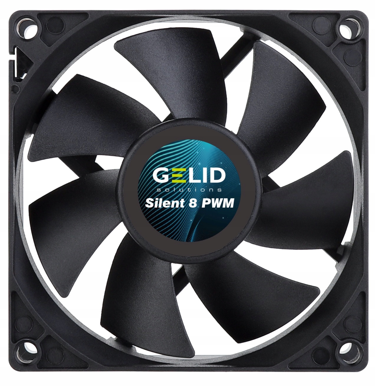 Gelid 80mm Silent 8 PWM Black (FN-PX08-21) – Cichy wentylator do Twojego komputera