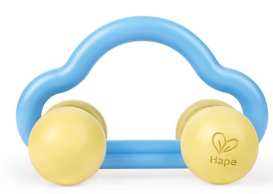 Hape HAPE grzechotka i samochód do zabawy – Idealny towarzysz dla maluszków