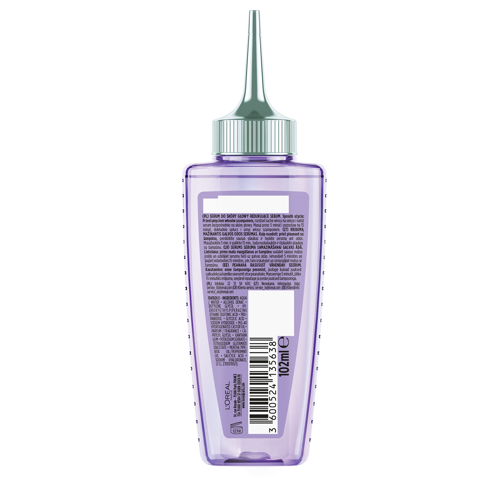 Sposób użycia serum L'Oréal Paris