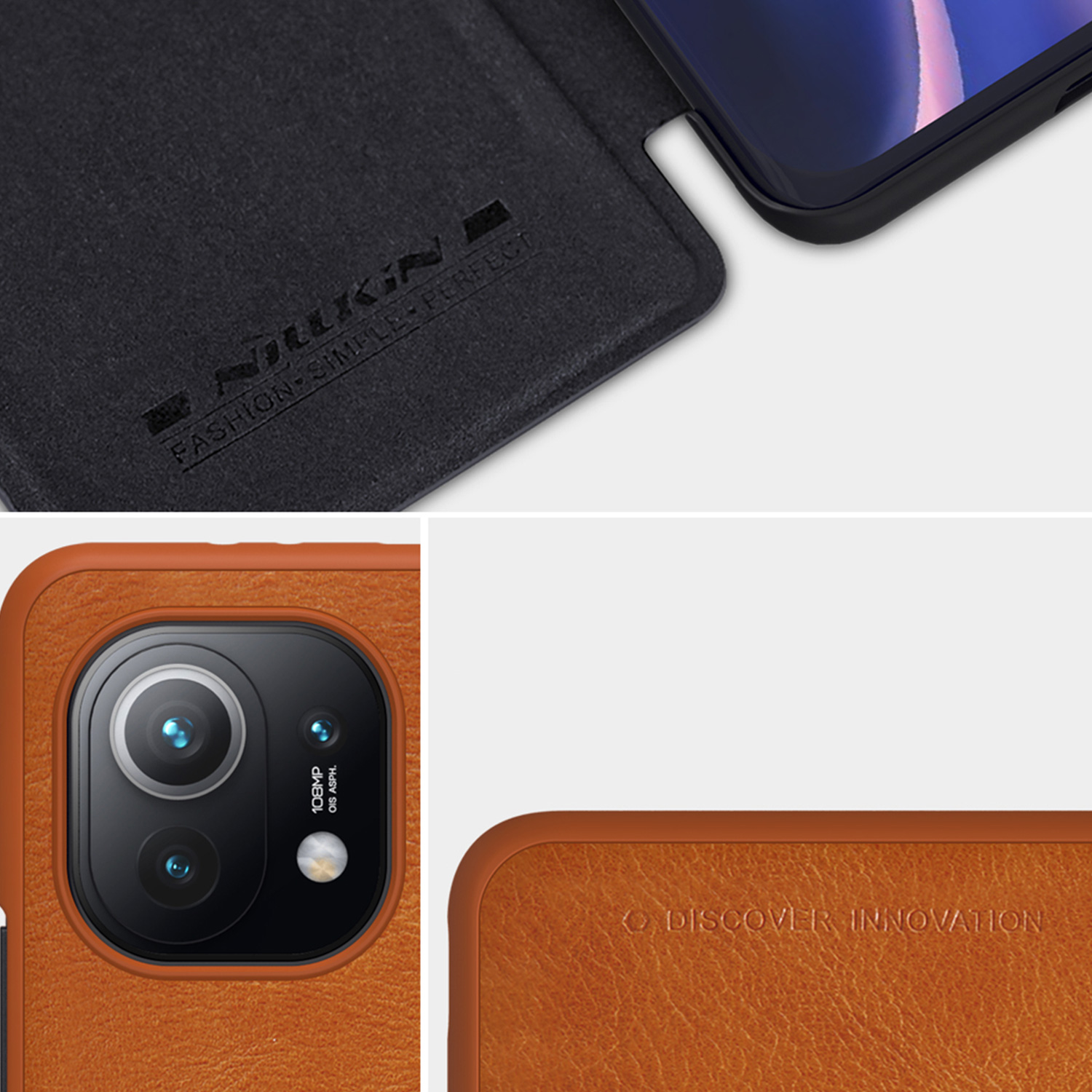 Etui Nillkin QIN dla Xiaomi Mi 11 - Zalety, które pokochasz. Zostań z serią Qin na dłużej!
