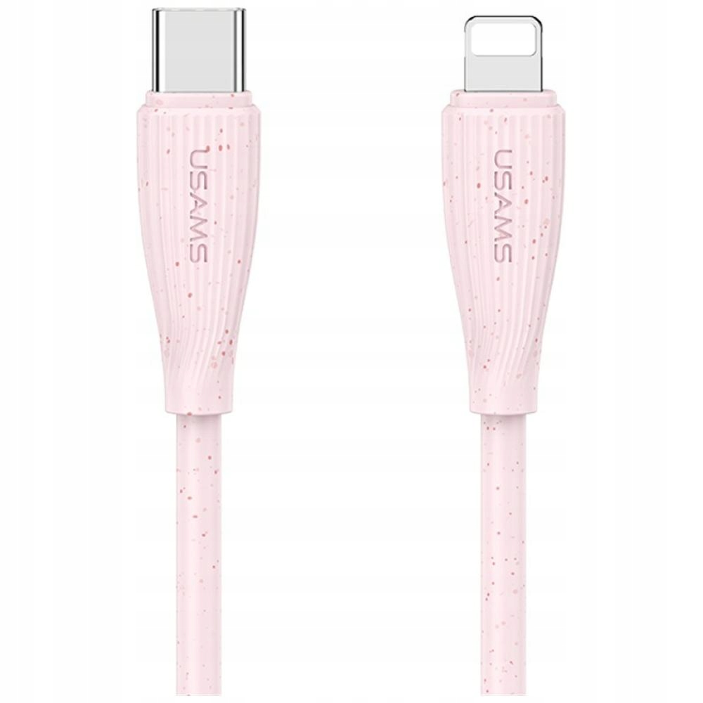 Kabel USAMS Green Series SJ717 30W USB-C do Lightning 1m – Wydajność i styl w jednym