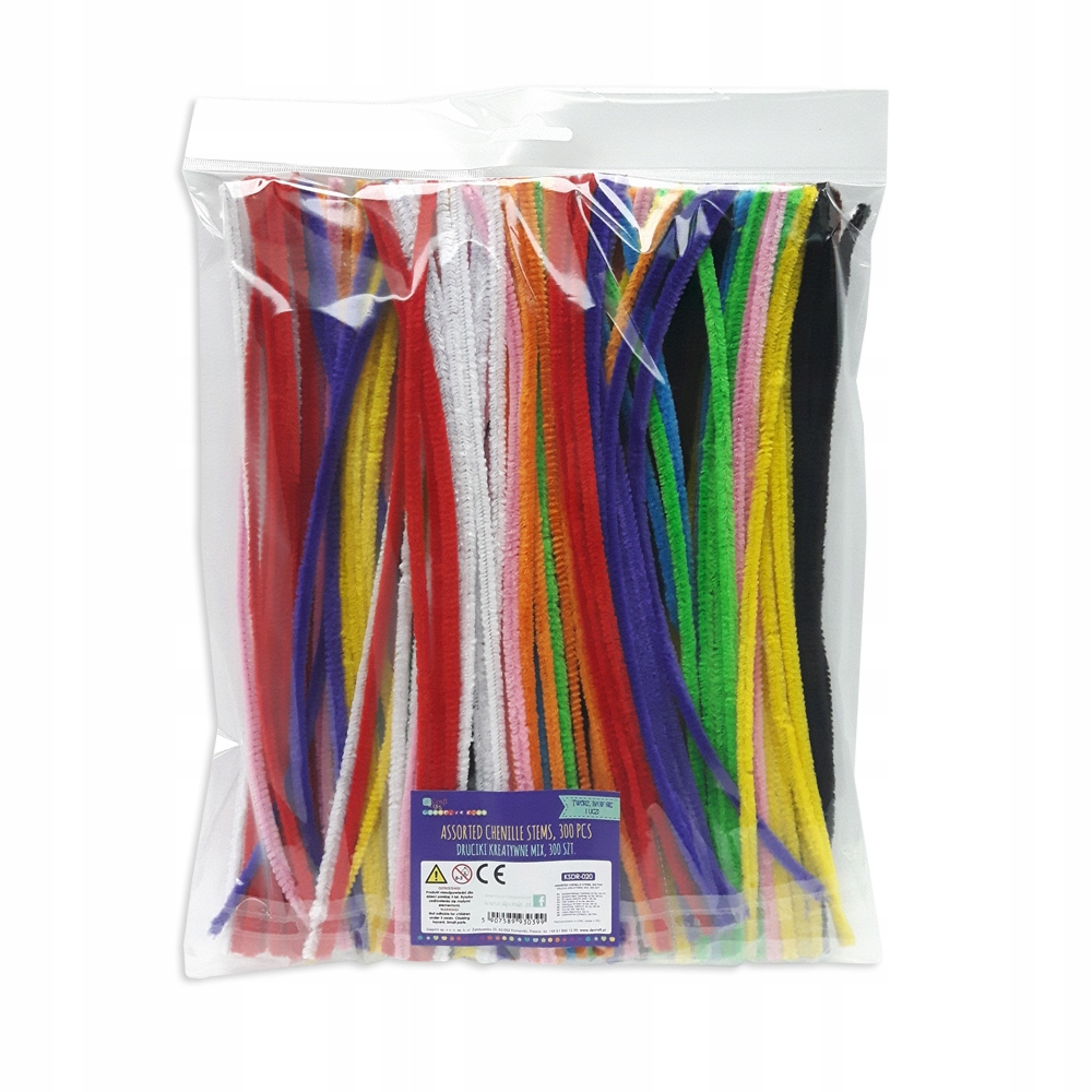 Druciki kreatywne 30cm 300szt – Idealne do twórczej zabawy