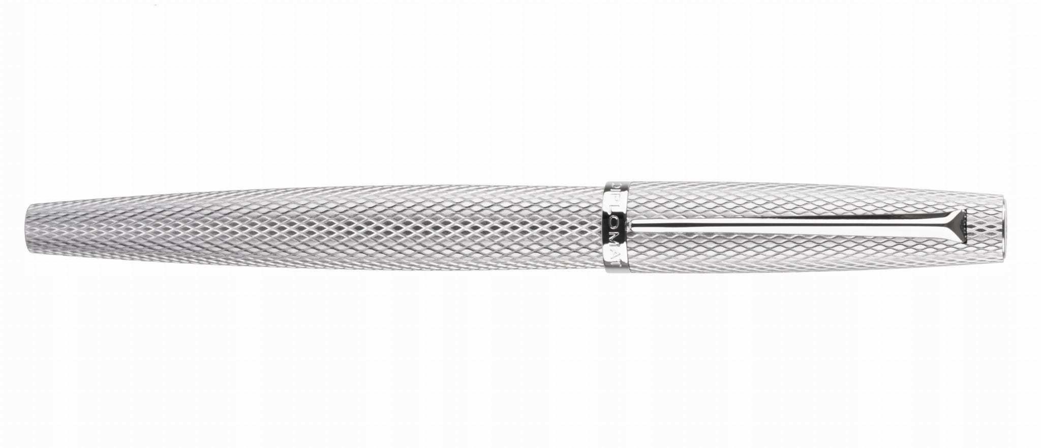Pióro kulkowe DIPLOMAT Viper, guilloche, srebrne – Elegancja i styl w Twojej dłoni