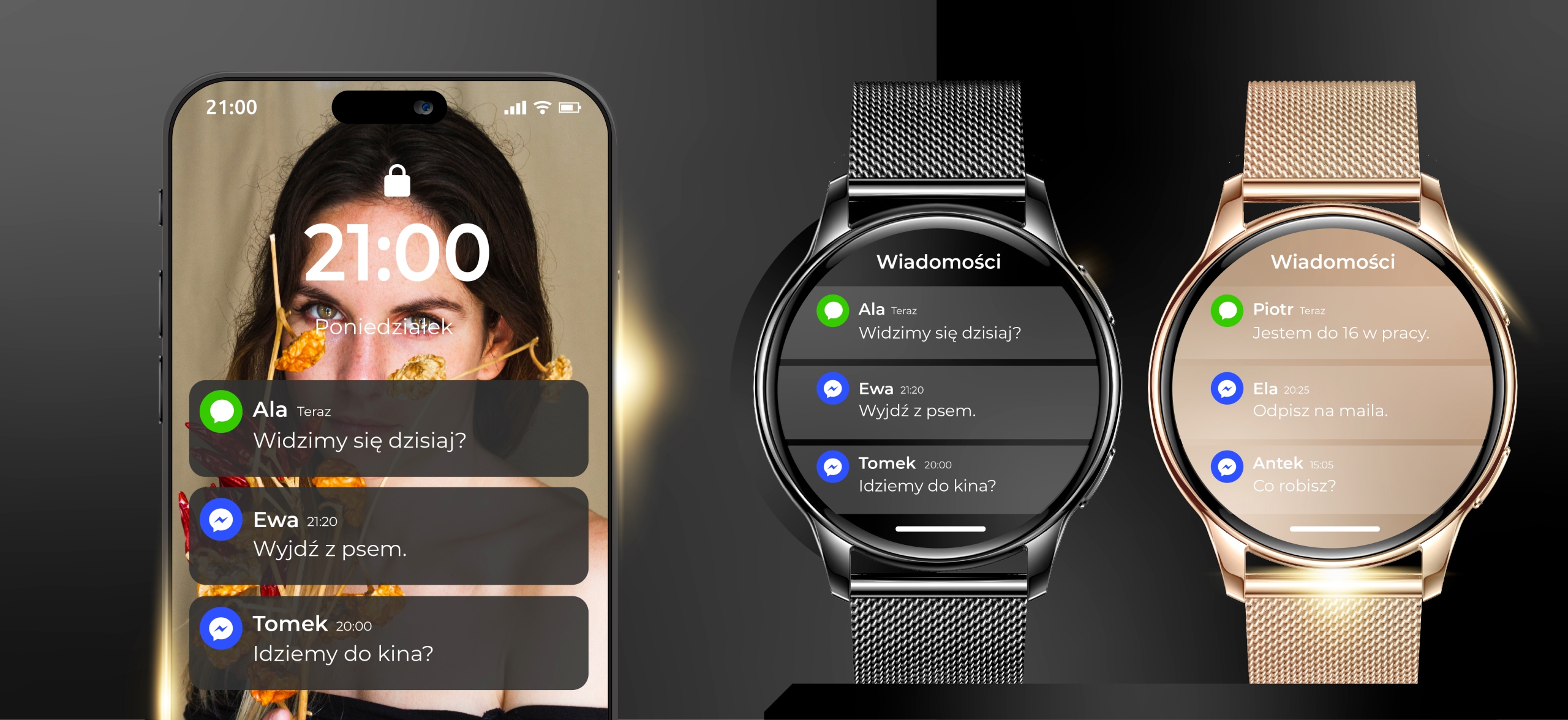 Powiadomienia o połączeniach i wiadomościach – Bądź zawsze na bieżąco