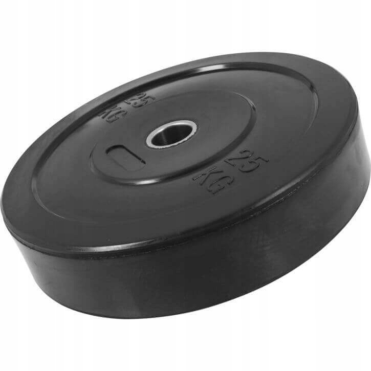 Obciążenie gumowane typu Bumper 25kg Gorilla Sports – Idealne do treningu siłowego