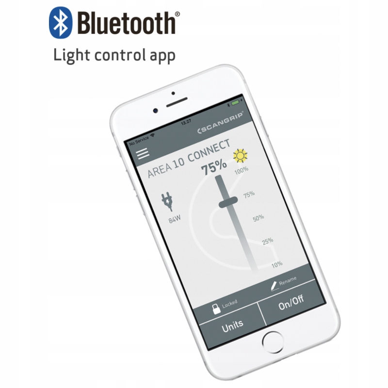 Zintegrowane sterowanie oświetleniem Bluetooth