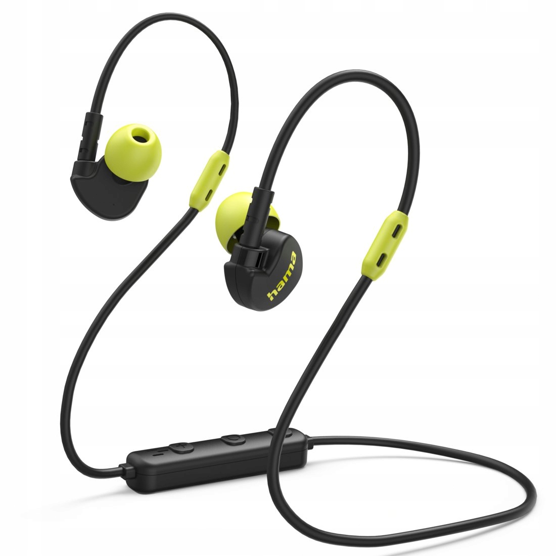 Słuchawki dokanałowe "Freedom Athletics II" z mikrofonem NEW czarne – Idealne do aktywności fizycznych