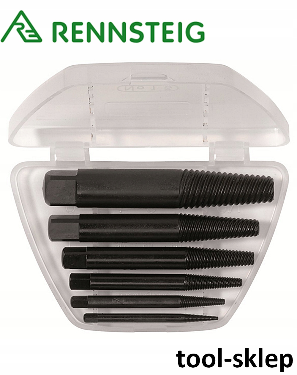 Wygodna plastikowa obudowa – Zestaw 6szt. w praktycznym opakowaniu