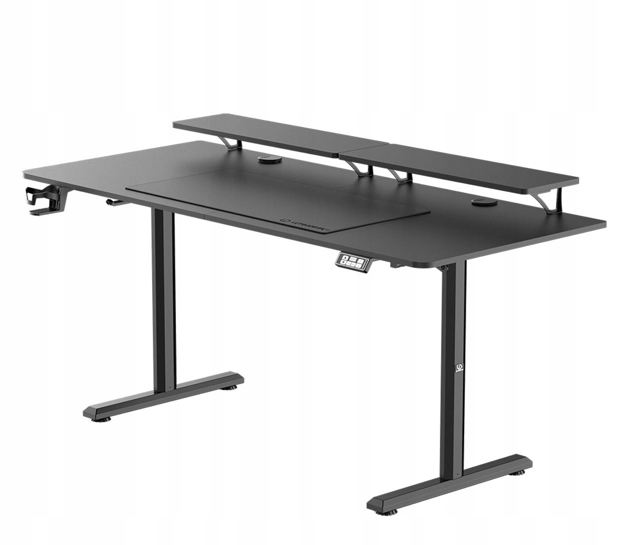 Biurko elektrycznie regulowane HIGHLANDER XXL BLACK – Komfort i styl w Twoim biurze