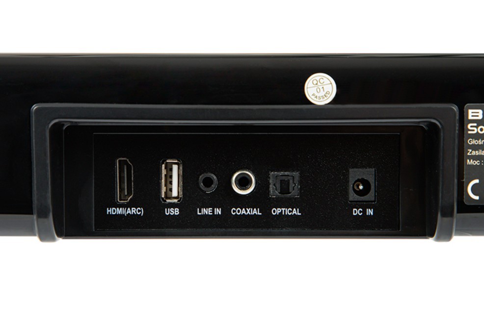 Dodatkowe złącza: HDMI, USB, Optyczne i AUX