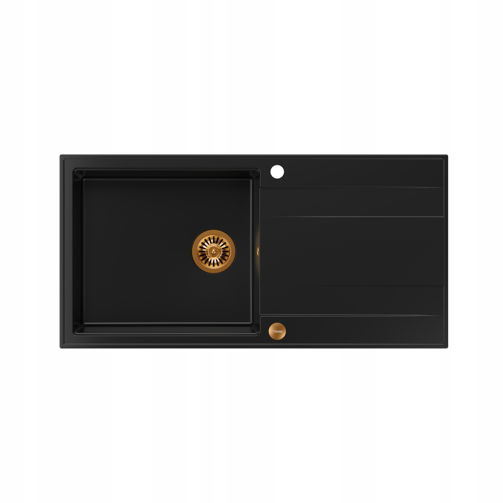 Głębokie i pojemne komory zlewozmywaka