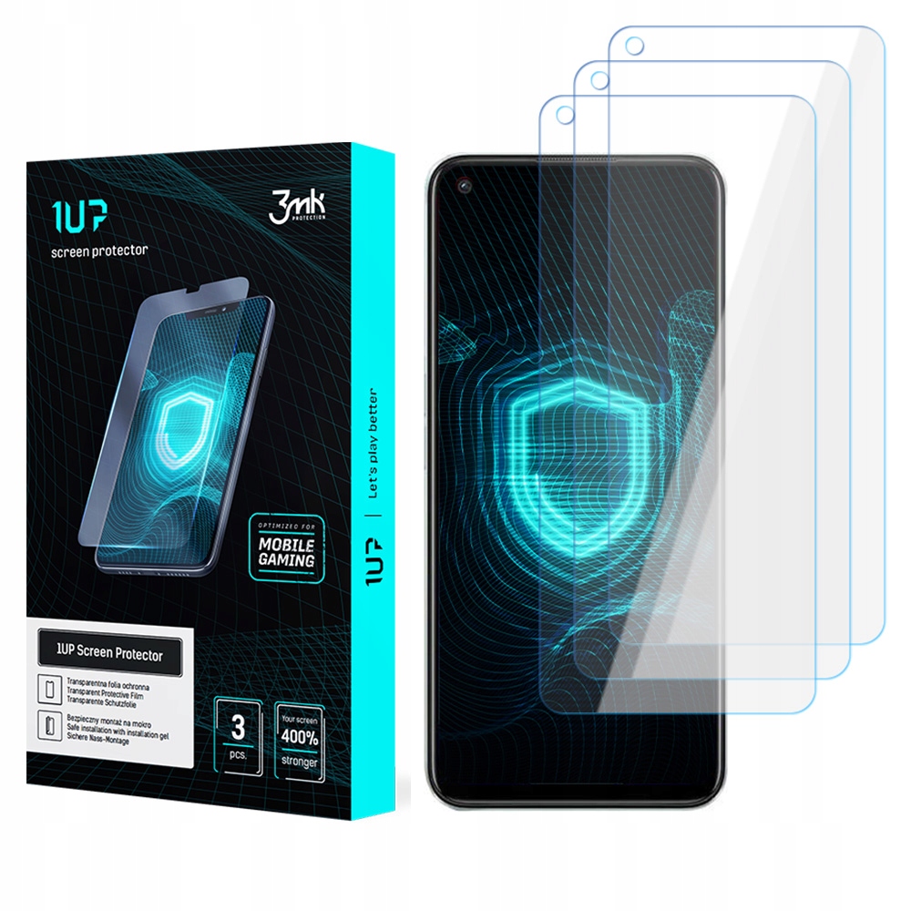 OPPO K10X 5G - 3MK 1UP – Ochrona ekranu dla graczy mobilnych