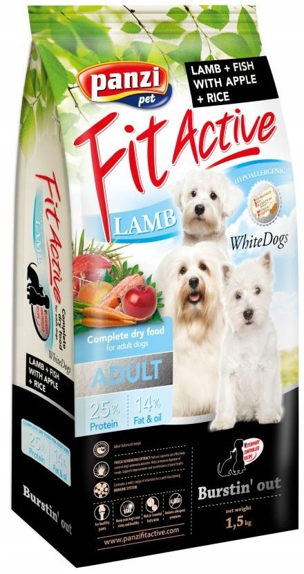 Analiza wartości odżywczych karmy Fit Active Dog 1,5 kg