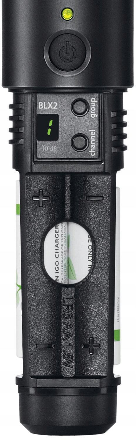 Zasilanie na 2 bateriach AA z czasem pracy do 14 godzin