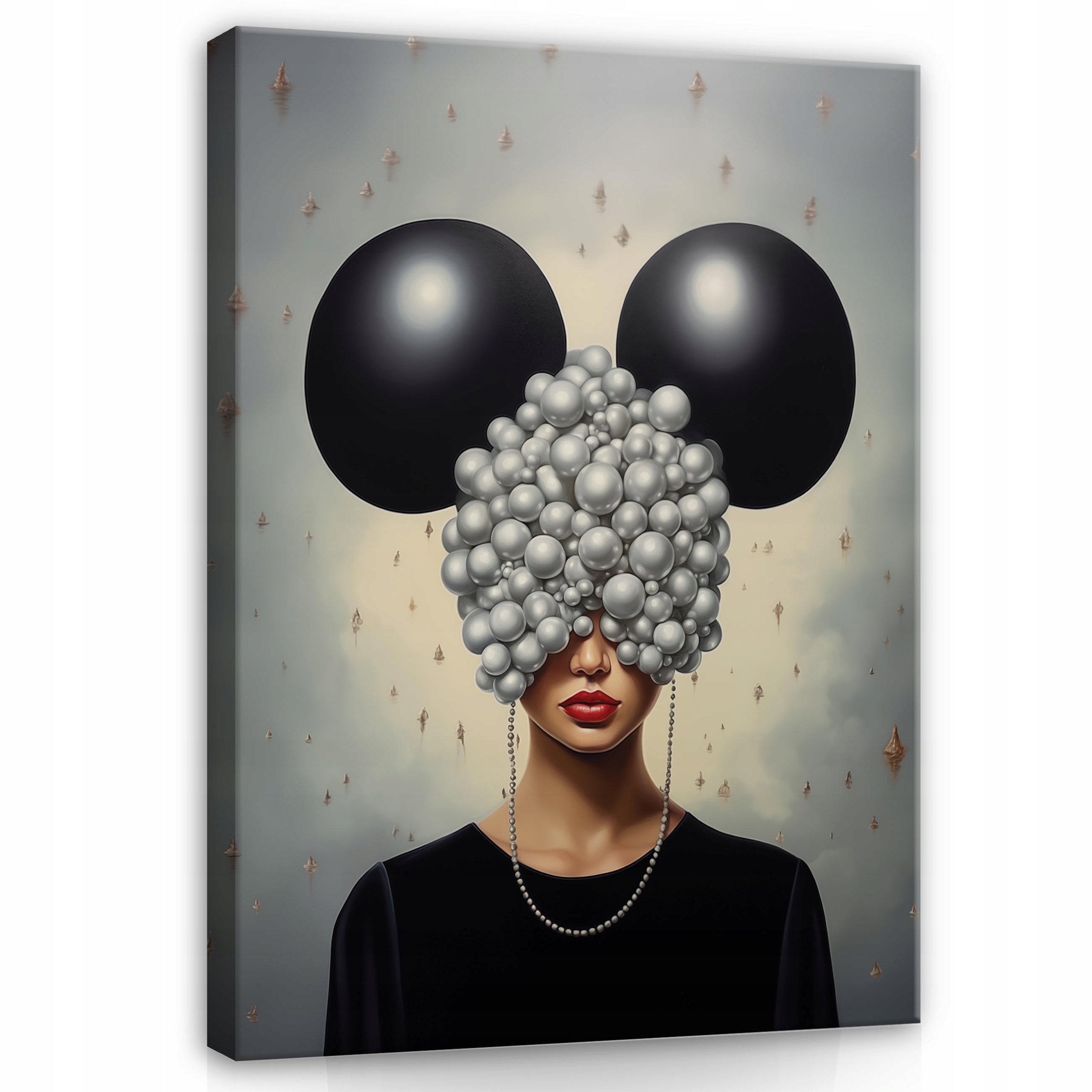 Obraz na Płótnie Ścianę Kobieta Abstrakcja Duży do Sypialni Salonu 60x40 – Wyjątkowa dekoracja do Twojego wnętrza