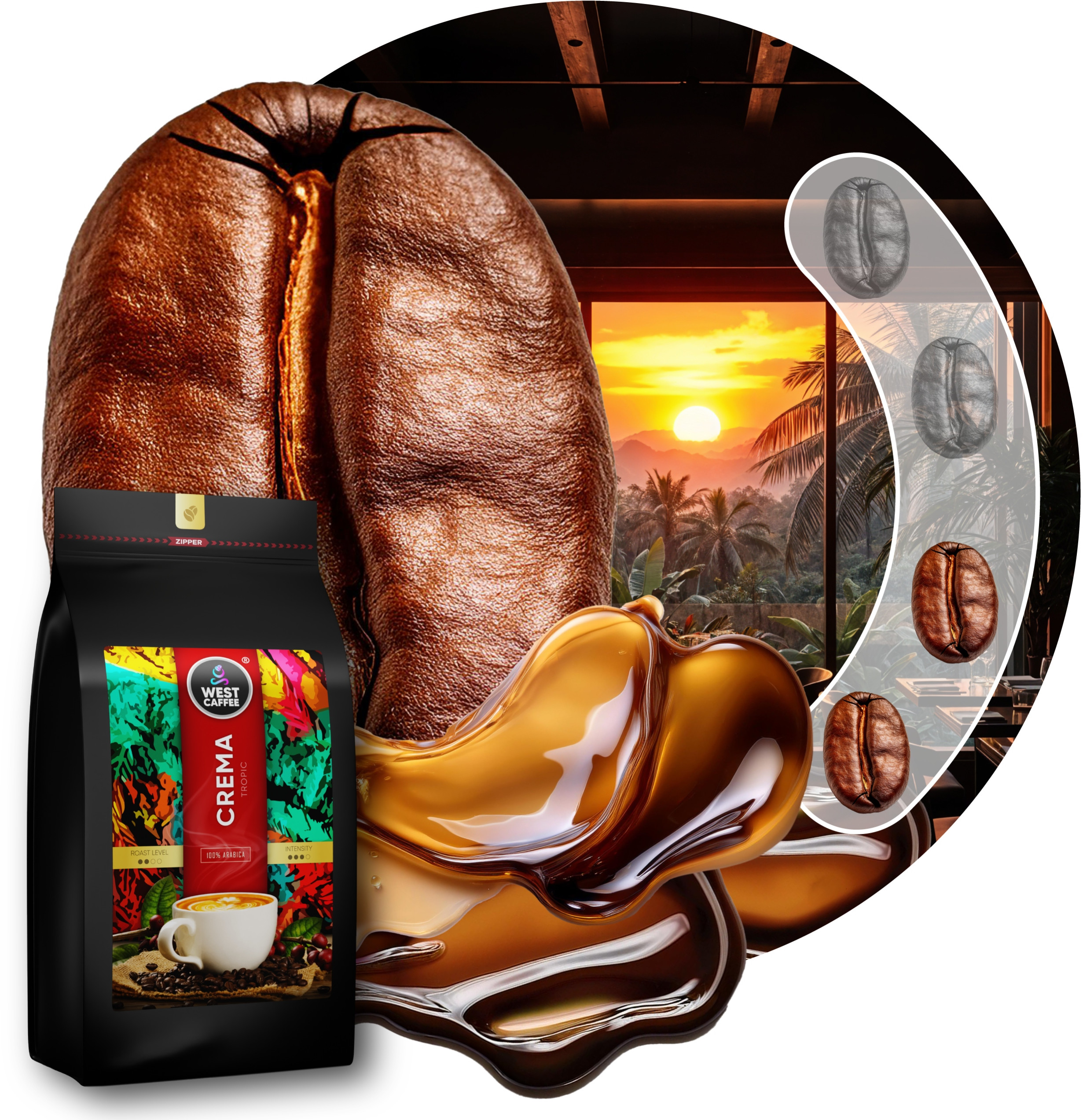 Aromatyczna mieszanka ziaren