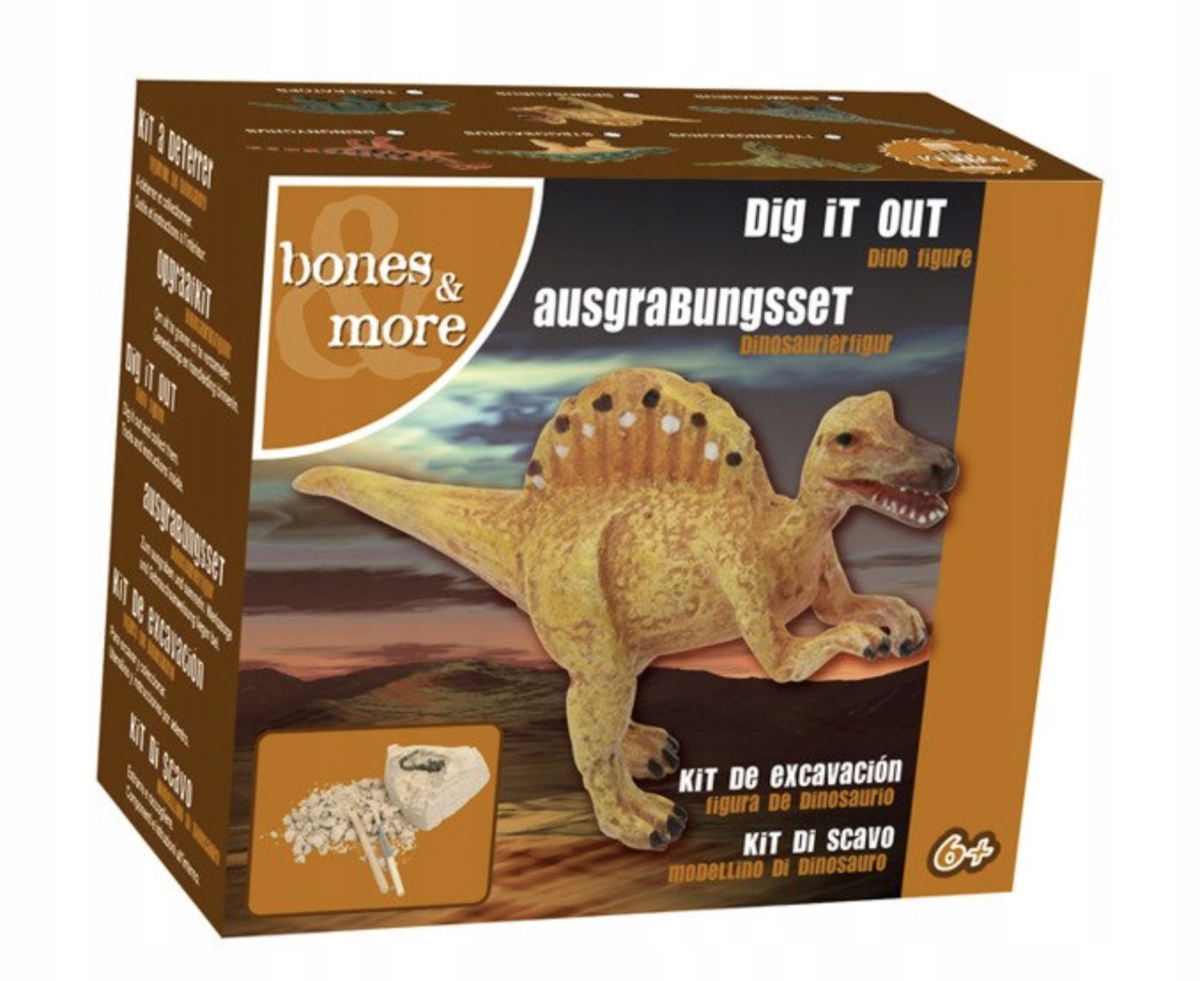 Ciekawe wzory - zbierz całą kolekcję dinozaurów