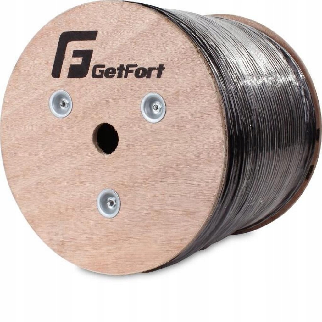 Kabel Skrętka Getfort Cat.5E U/UTP UV Żelowany 500M – Wysoka jakość i niezawodność