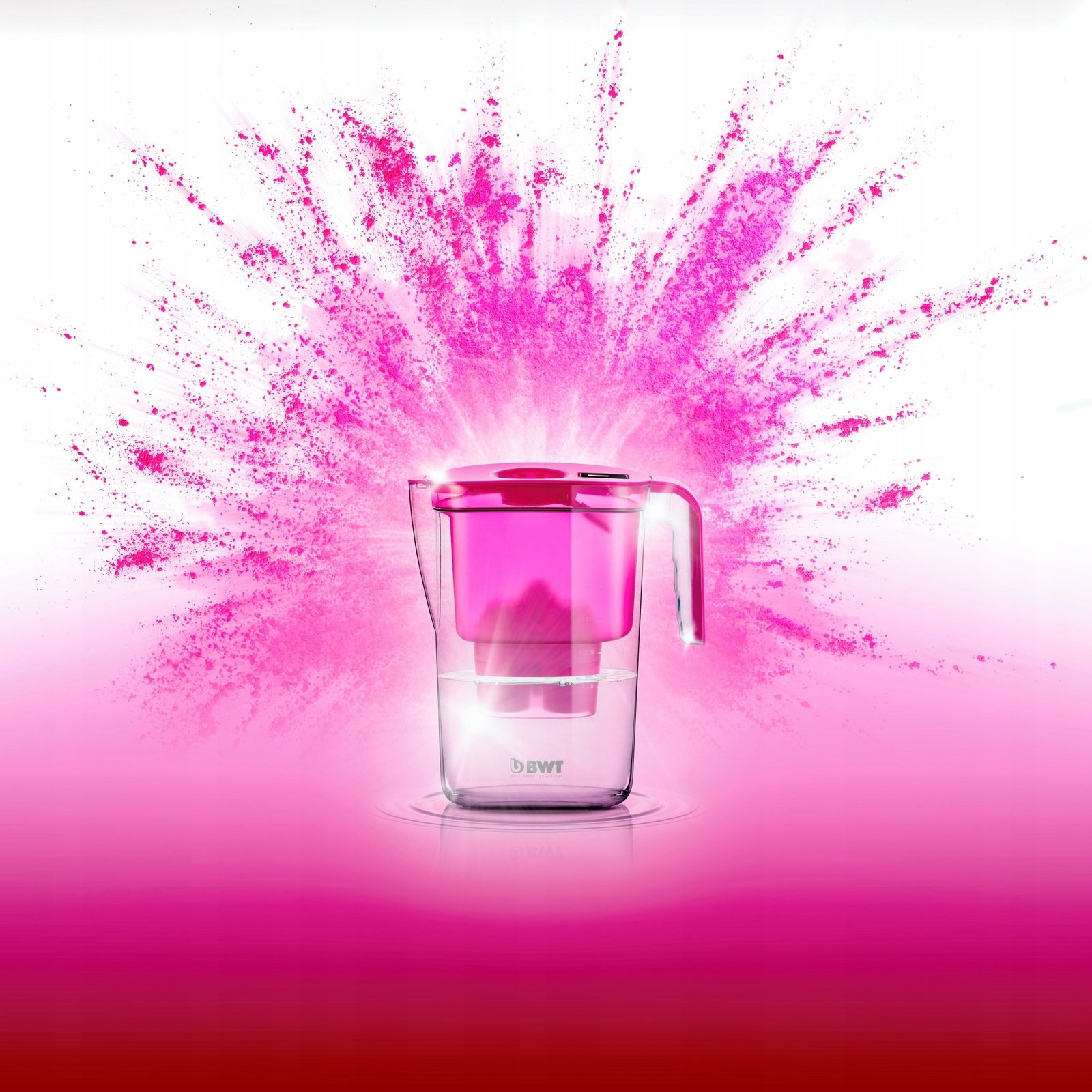 Dzbanek filtrujący BWT Vida 2.6 l Różowy – Wygoda i zdrowie w Twojej kuchni