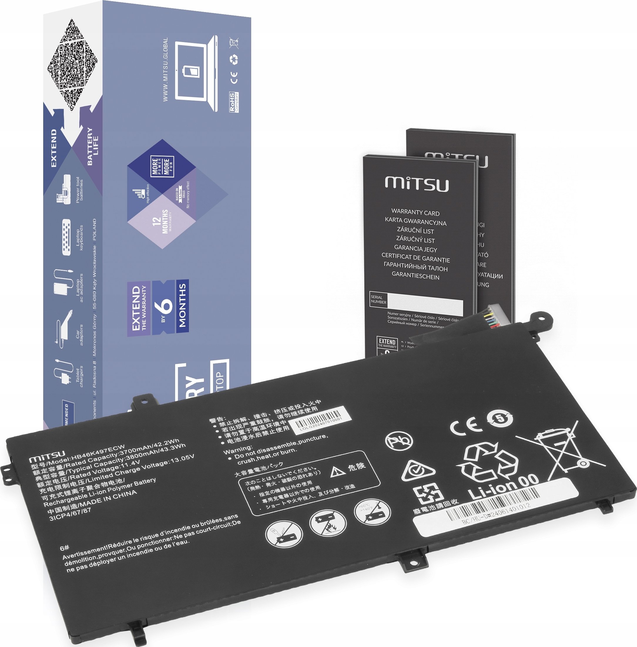 Bateria do Smartphome Huawei Matebook D Series HB46K497ECW – Wysoka jakość i niezawodność