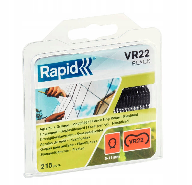 Zszywki ogrodzeniowe Rapid VR22 – Niezawodne mocowanie dla Twojego ogrodu