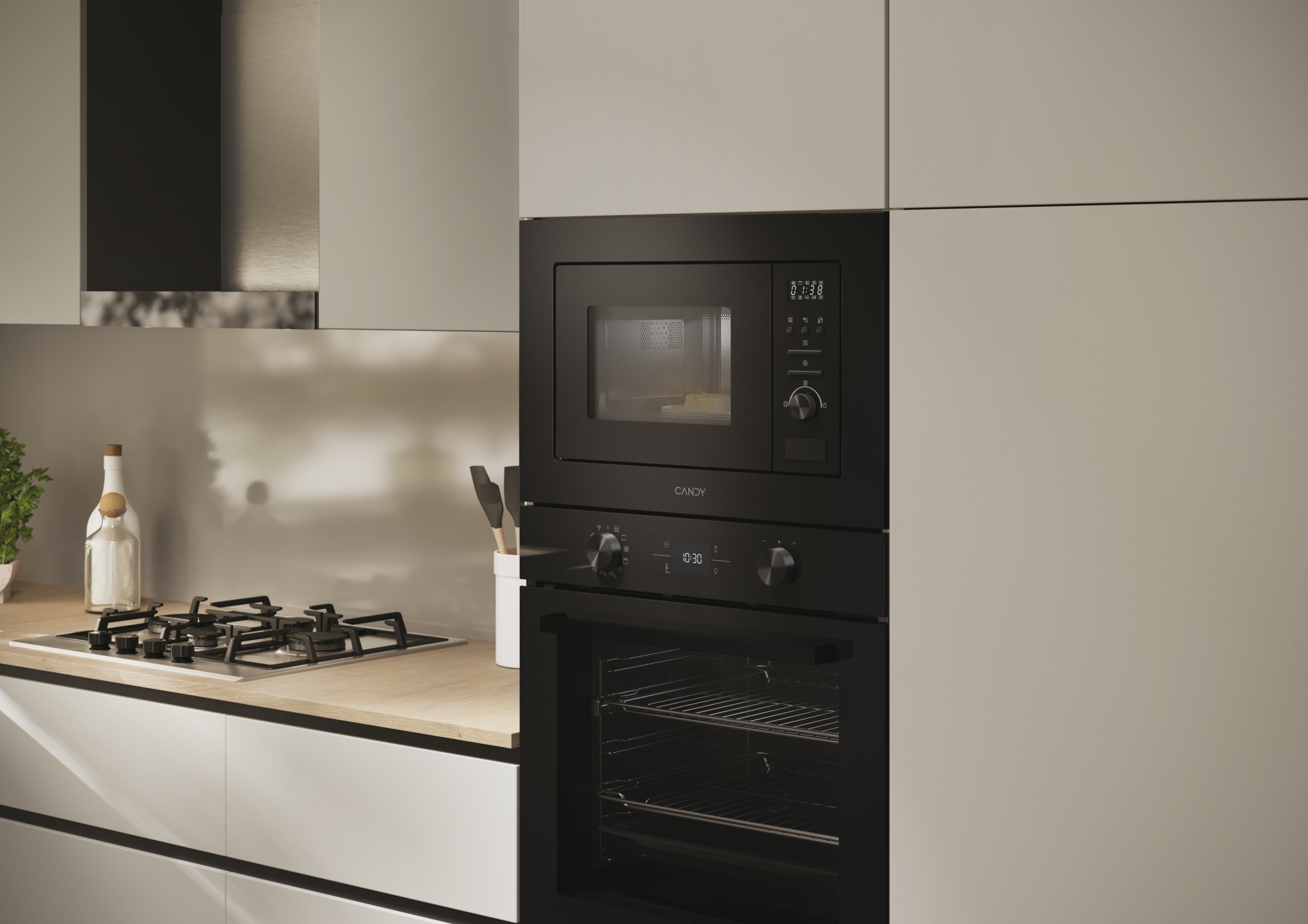 Wbudowany wyświetlacz – Nowoczesne sterowanie