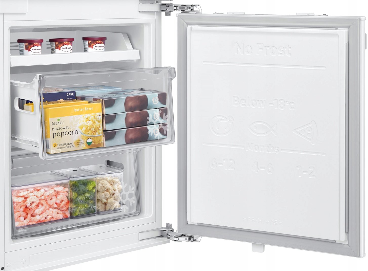 Niezależne chłodzenie komór chłodziarki i zamrażarki