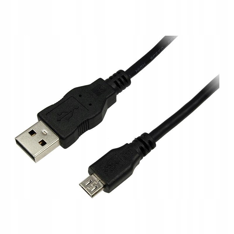 Złącza: USB 2.0 Typu A (męskie) i Micro USB 2.0 Typu B (męskie)