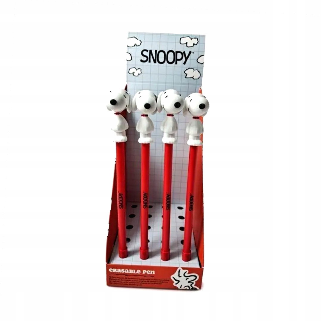 Długopis z silikonową wymazywalny Snoopy – Idealny do biura i szkoły