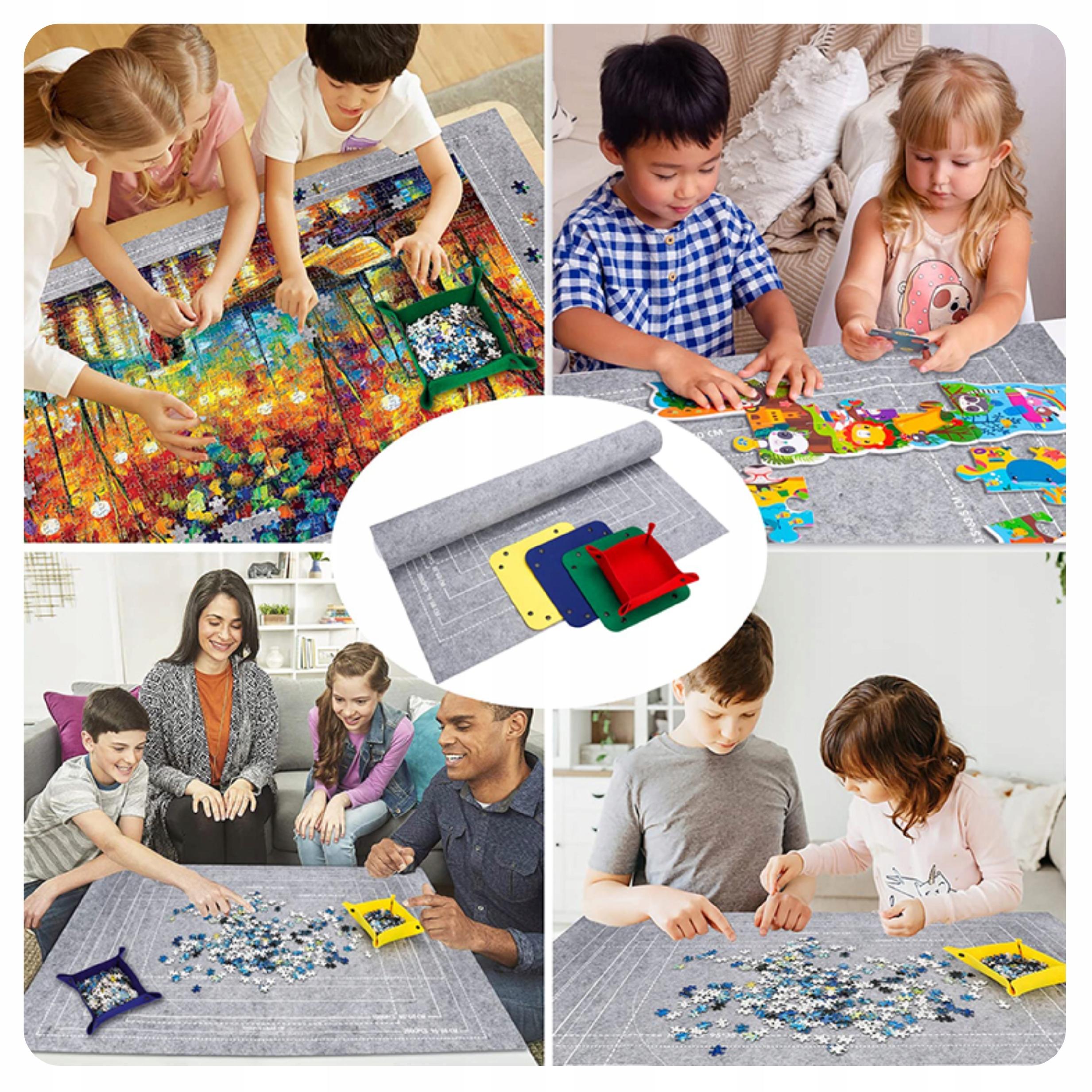 Mata Podkładka Do Układania Puzzli Plansza do 1500 puzzli – Idealne rozwiązanie dla puzzlomaniaków