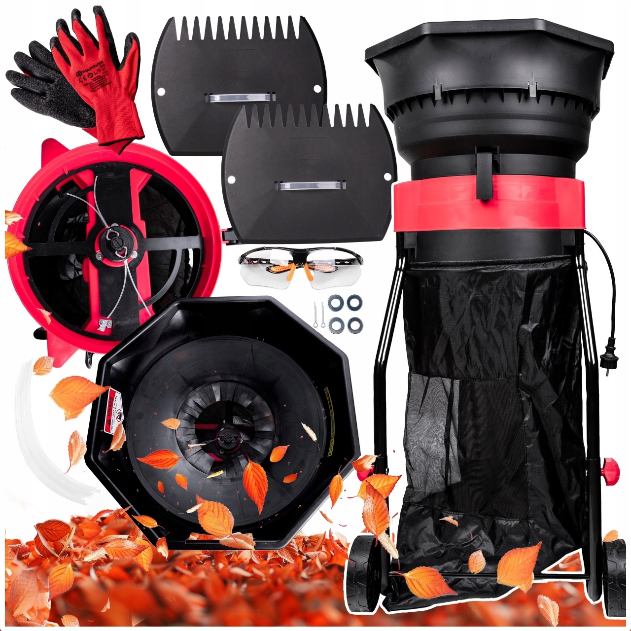 Rozdrabniacz do liści MAPOWER MPLS01 – Efektywne narzędzie do ogrodu