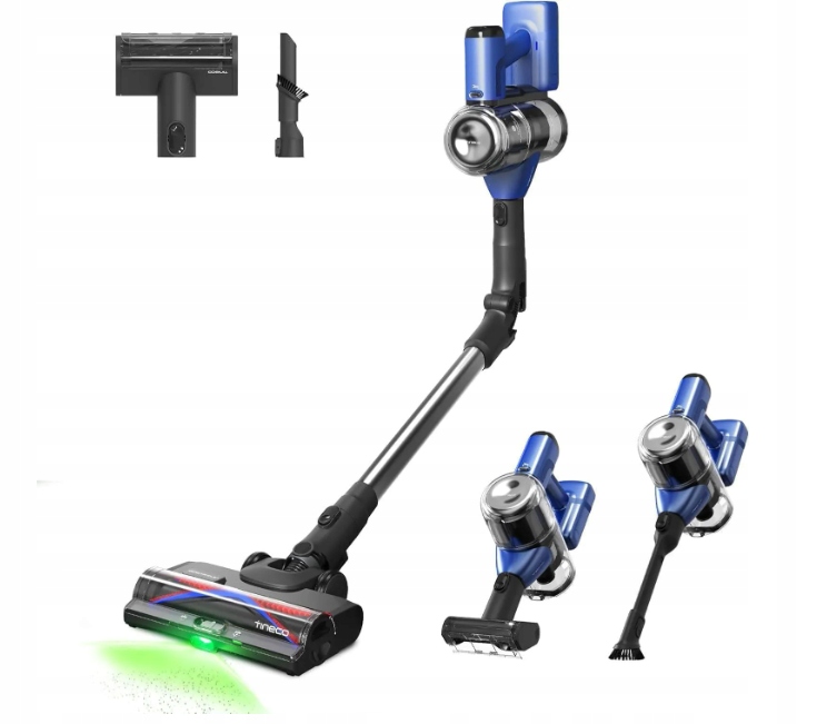 Wygodne akcesoria w zestawie – mini szczotka i 2w1 szczotka szczelinowa