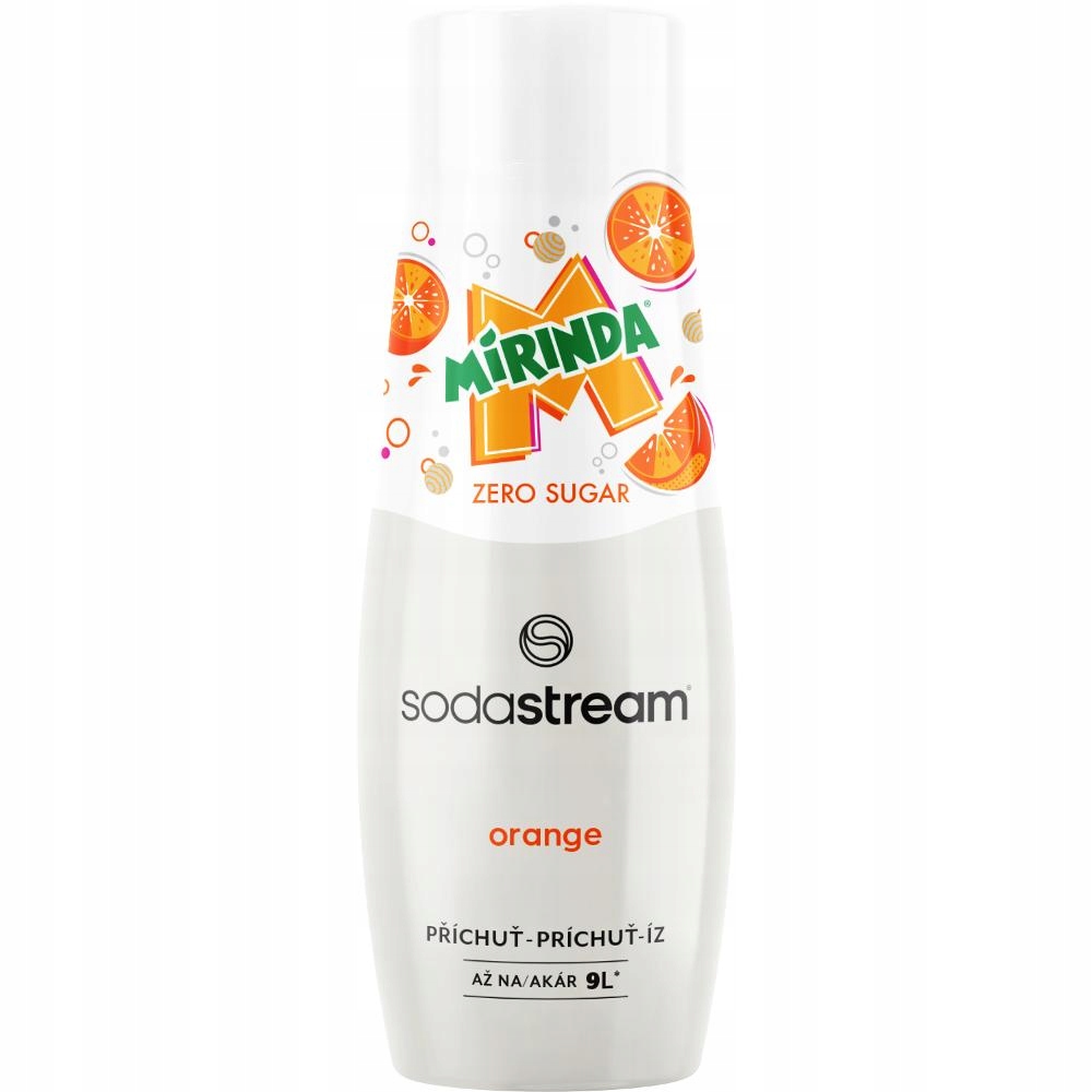 SodaStream MIRINDA ZERO – Koncentrat do saturatora syrop pomarańczowy 440 ML