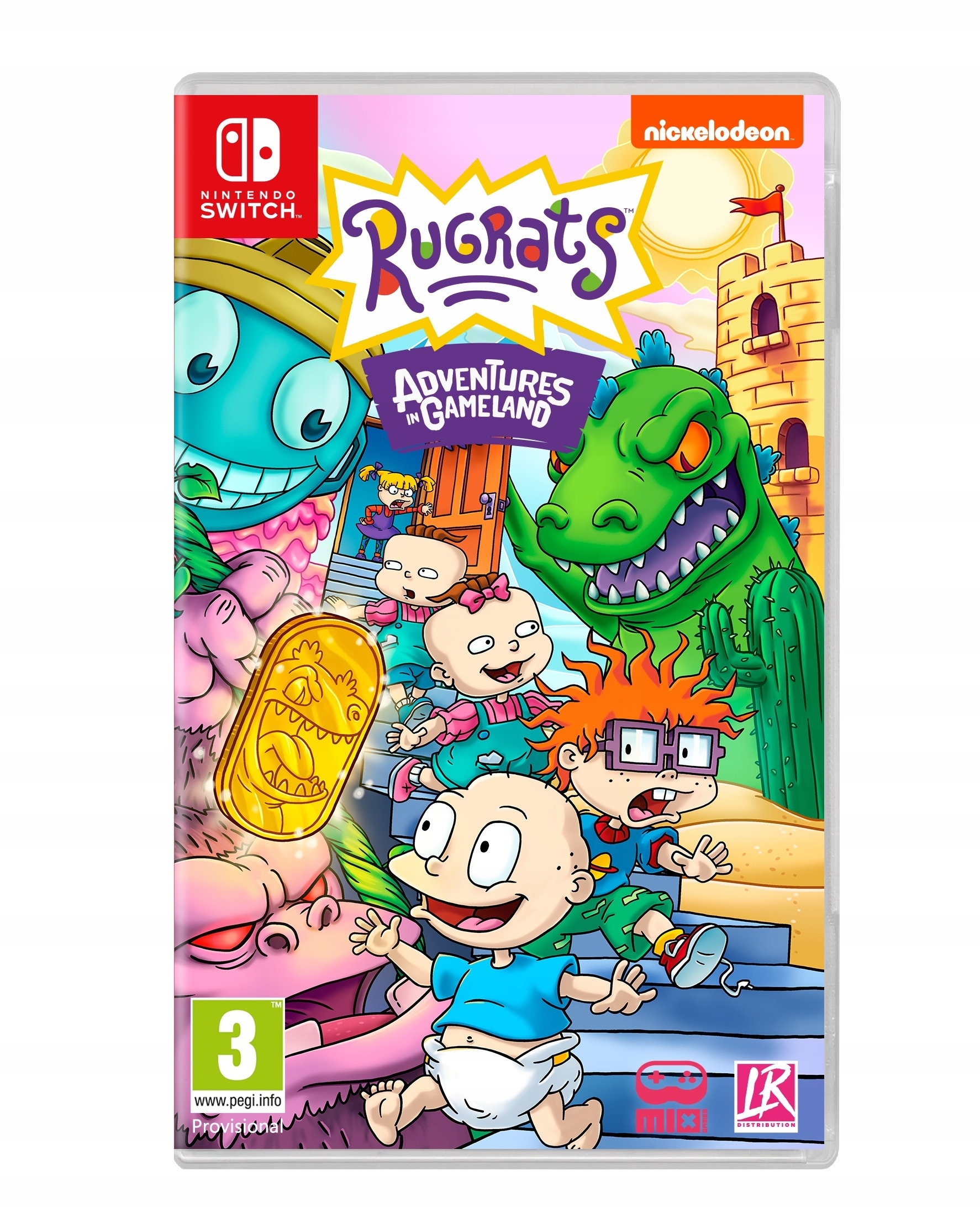 Gra na Nintendo Switch Rugrats Adventures in Gameland – Przygodowa zabawa dla dzieci