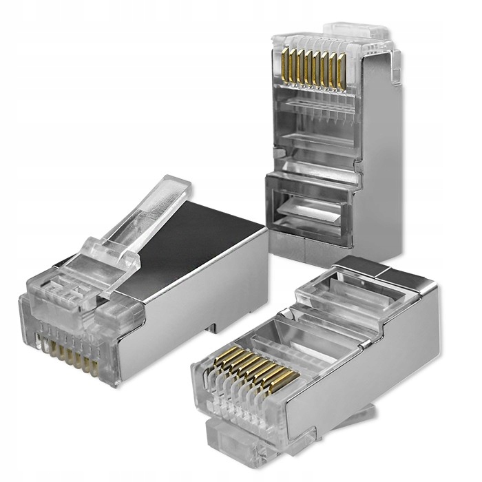 Qoltec Wtyk przelotowy złšcze RJ45 | CAT6 | FTP | Pass