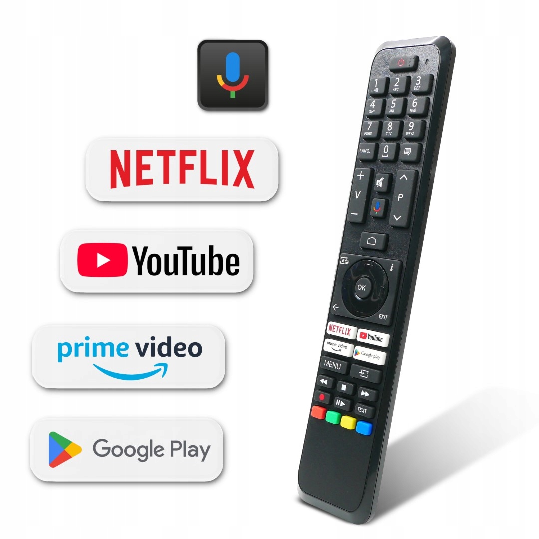 Klawisze multimedialne: Netflix, YouTube i Prime Video