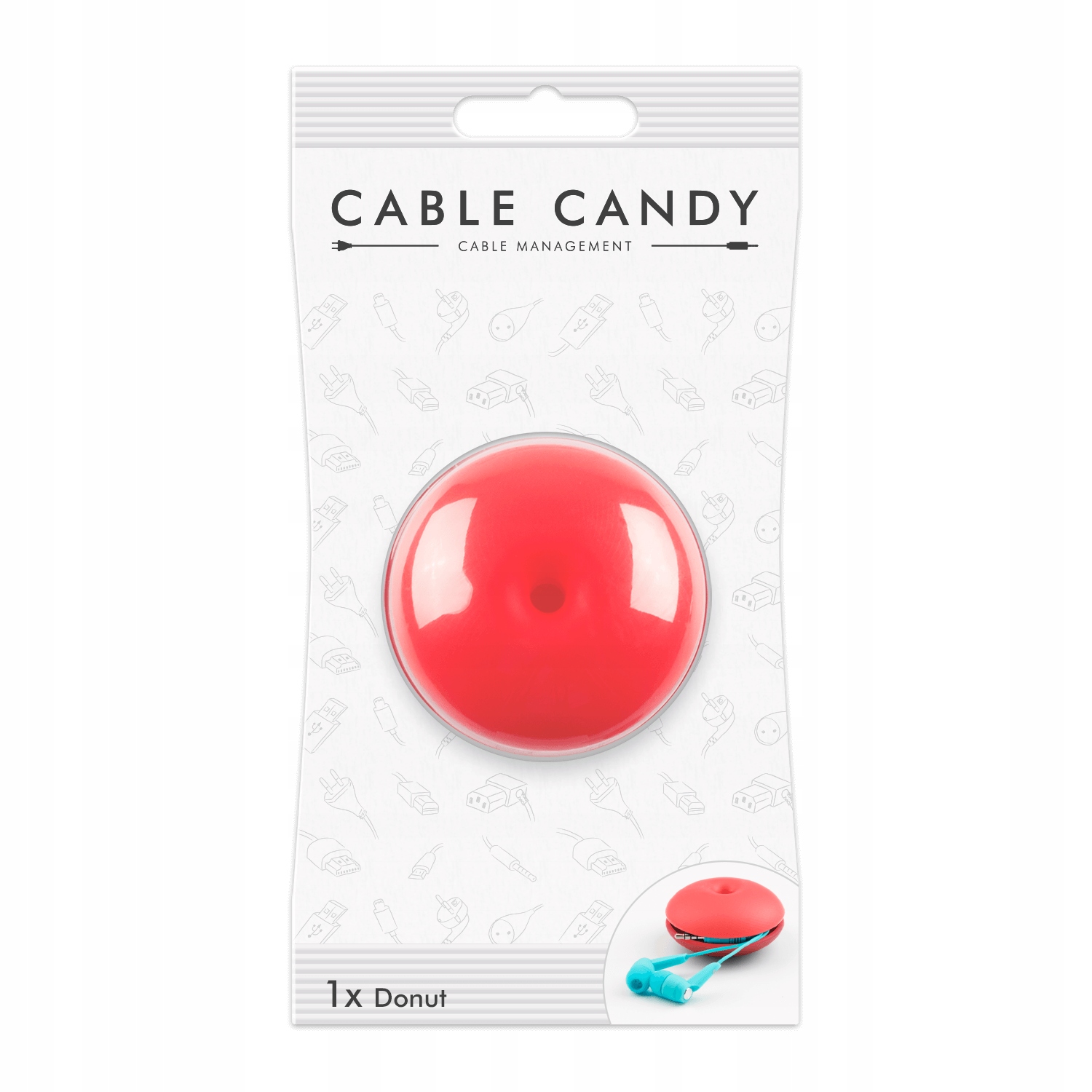 Organizer kabli Candy Candy CC002 – Różowy porządek w Twoim życiu