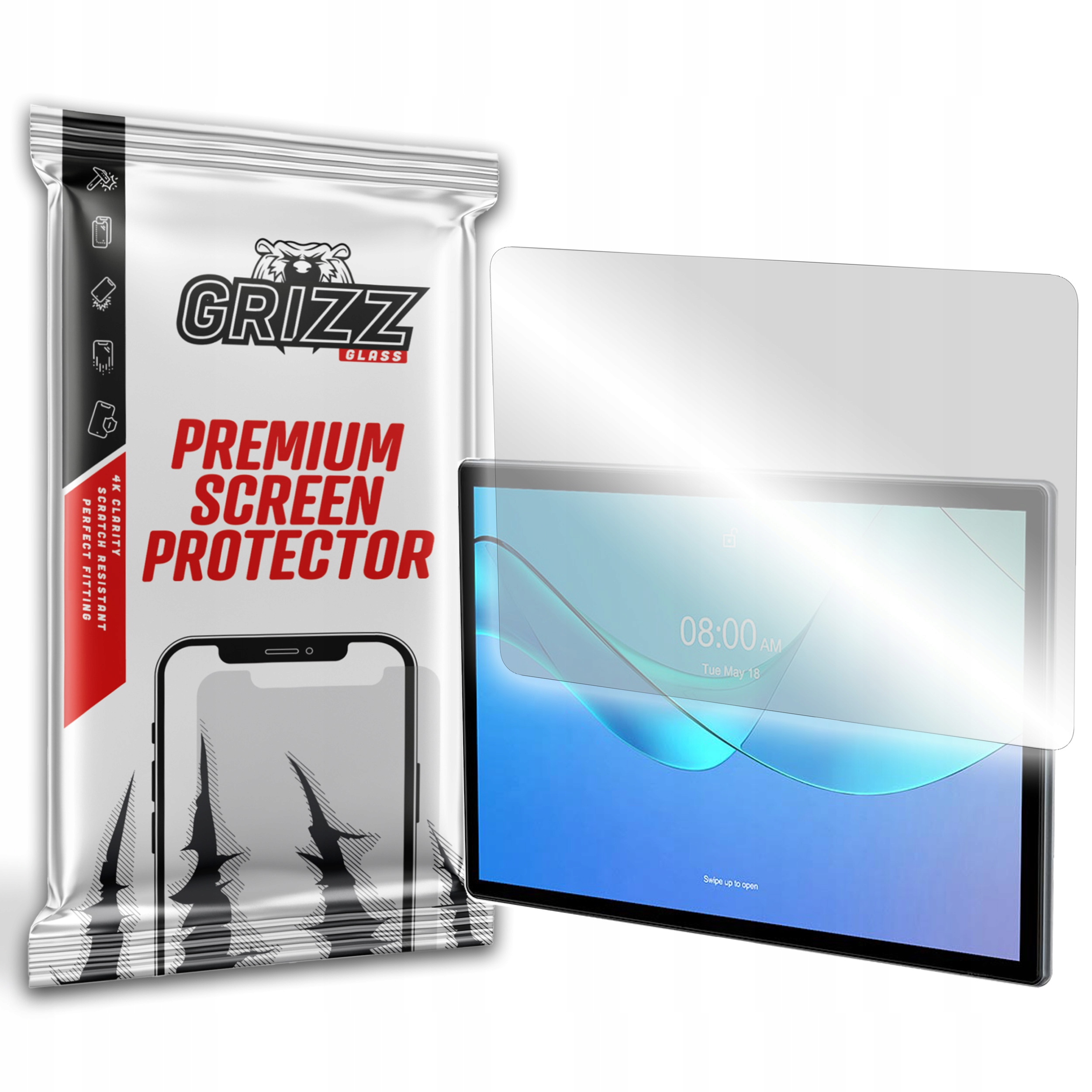 GrizzGlass Szkło hybrydowe GrizzGlass HybridGlass do Ulefone Tab A7 – Doskonała ochrona ekranu