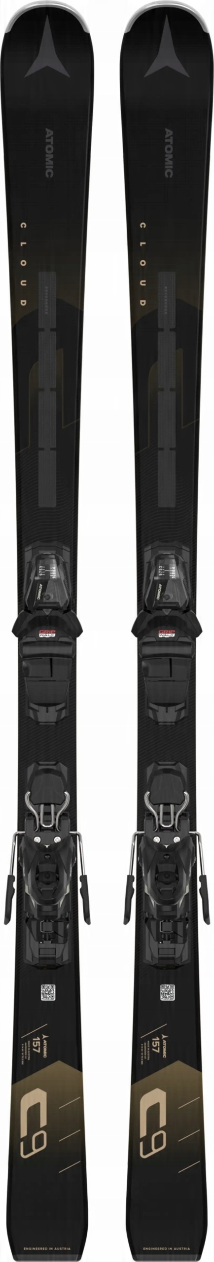 Narty damskie ATOMIC CLOUD C9 REVOSHOCK LIGHT + wiązania ATOMIC EM 10 - idealne na każdą trasę