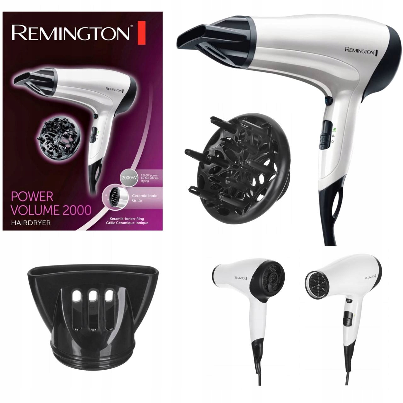 Suszarka do włosów Remington D3015 – Idealna do codziennej pielęgnacji