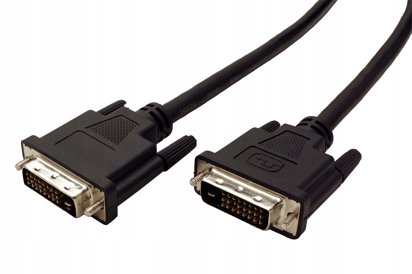 Kabel DVI-D 2m czarny – Idealne połączenie dla Twojego monitora
