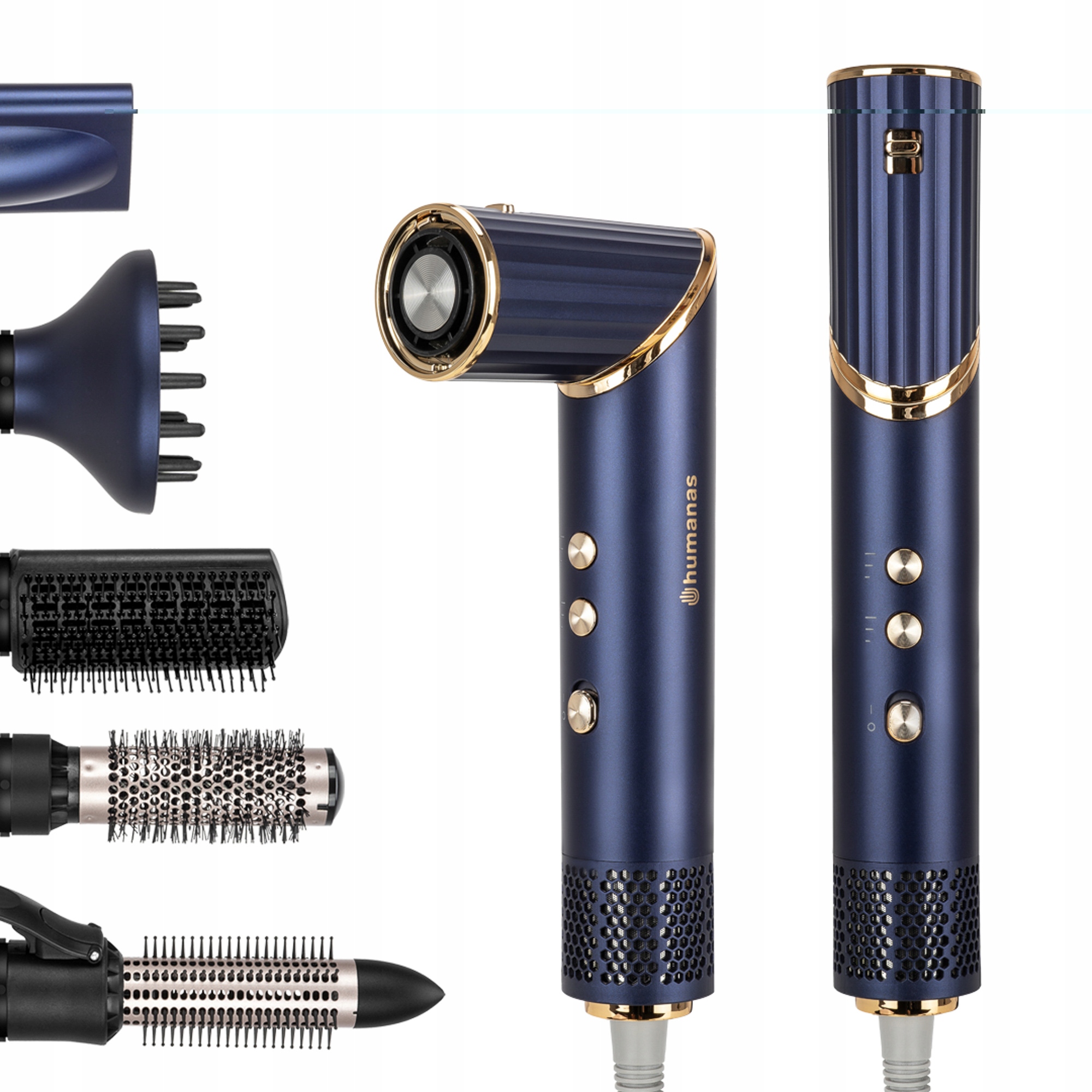 Funkcjonalność 2 w 1: suszarka i lokówka w jednym urządzeniu