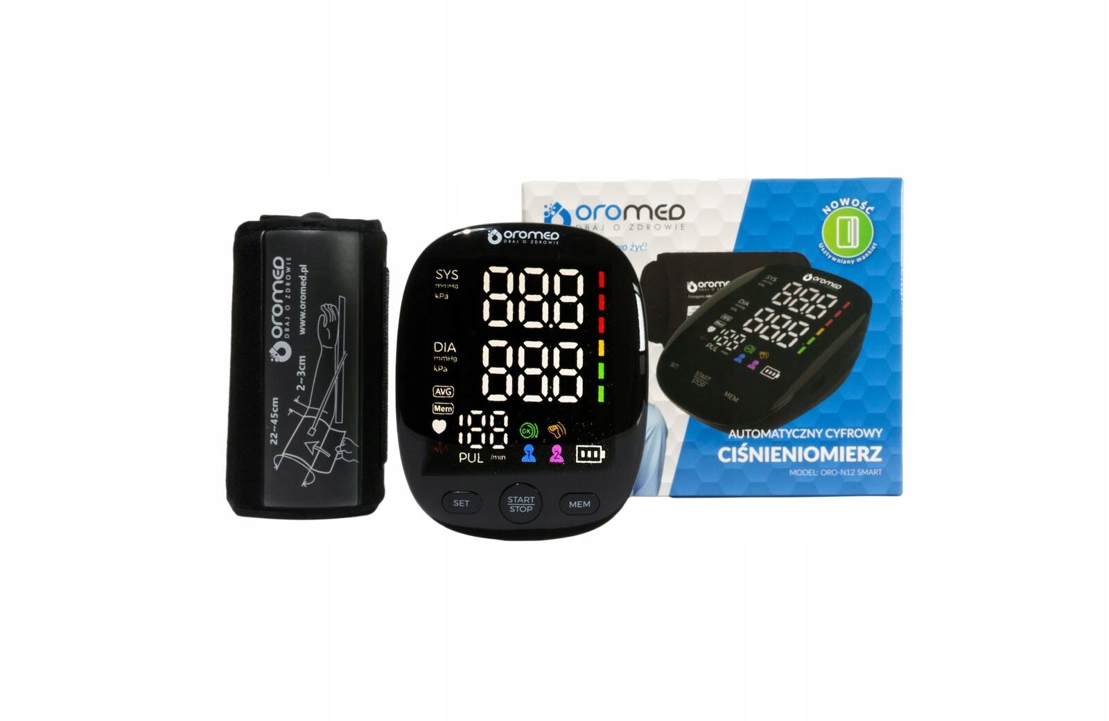 Ciśnieniomierz elektroniczny naramienny USB Oromed ORO-N12 SMART – Twoje zdrowie w zasięgu ręki