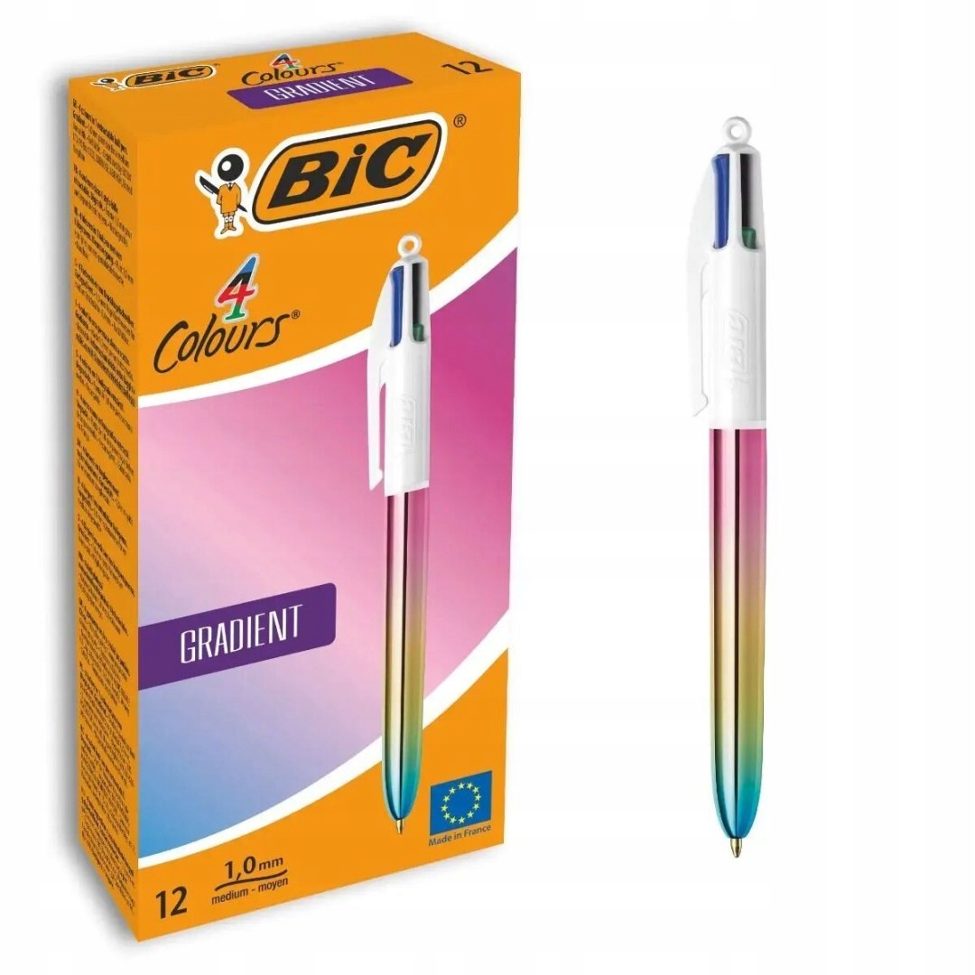 Pióro Gradient 0,32 mm Wielokolorowy (12 Sztuk) – Idealne do biura i szkoły